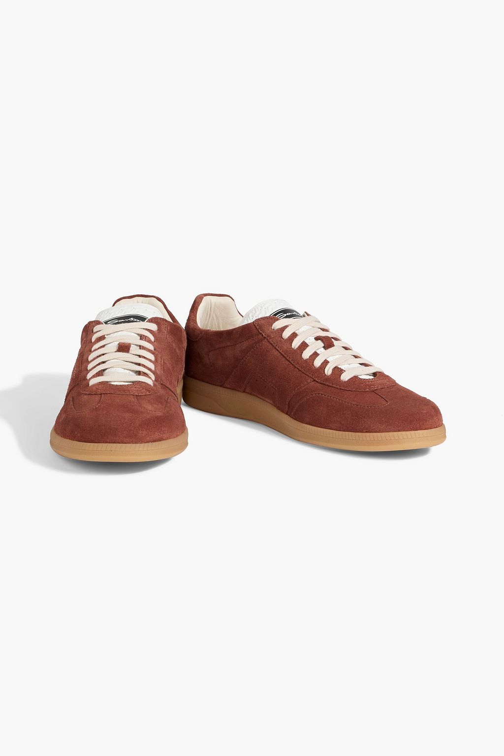 SANTONI DBS Olympic suede sneakers | THE OUTNET