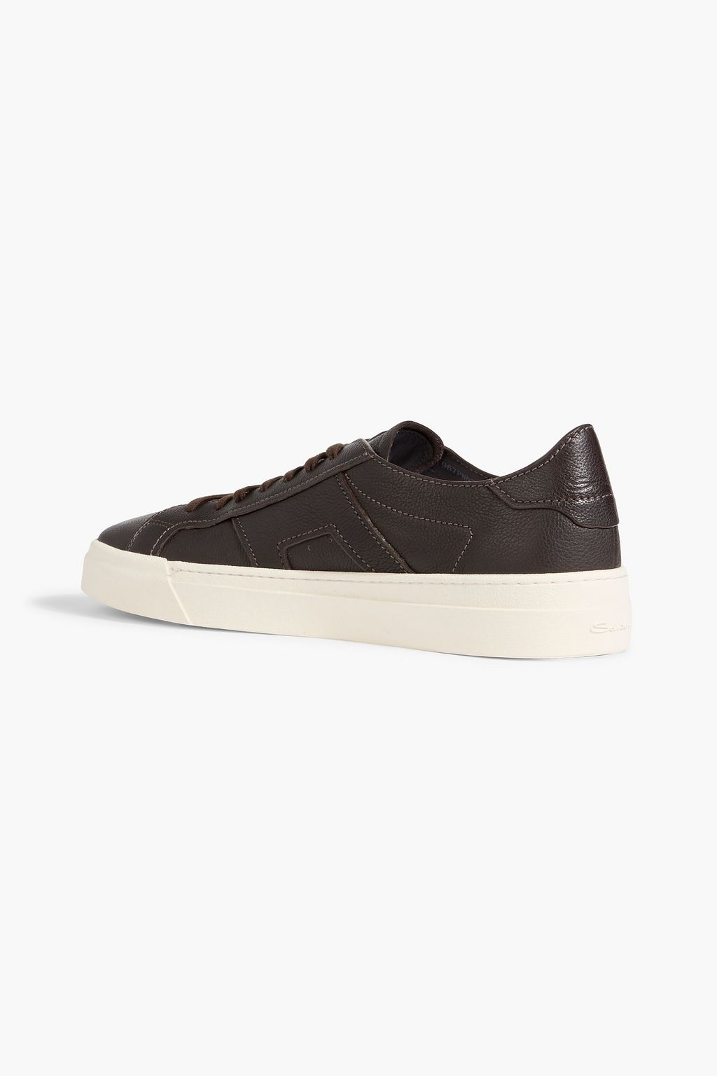 SANTONI Dbs SF4 pebbled-leather sneakers