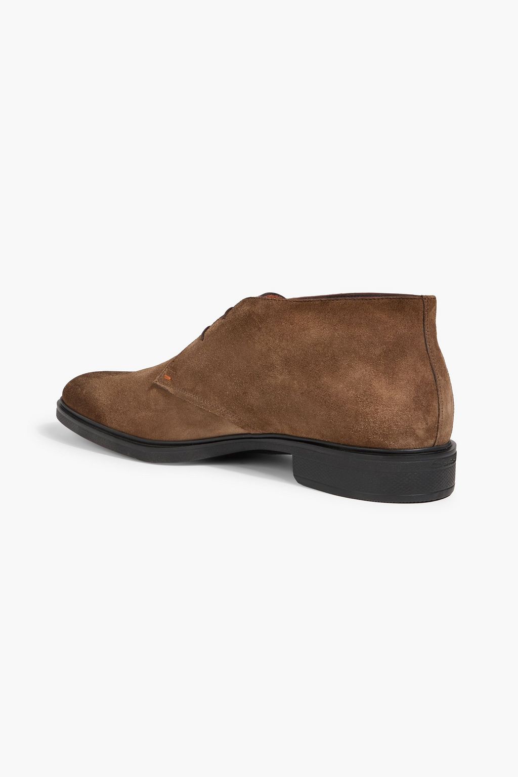 SANTONI Easy suede Oxford brogues