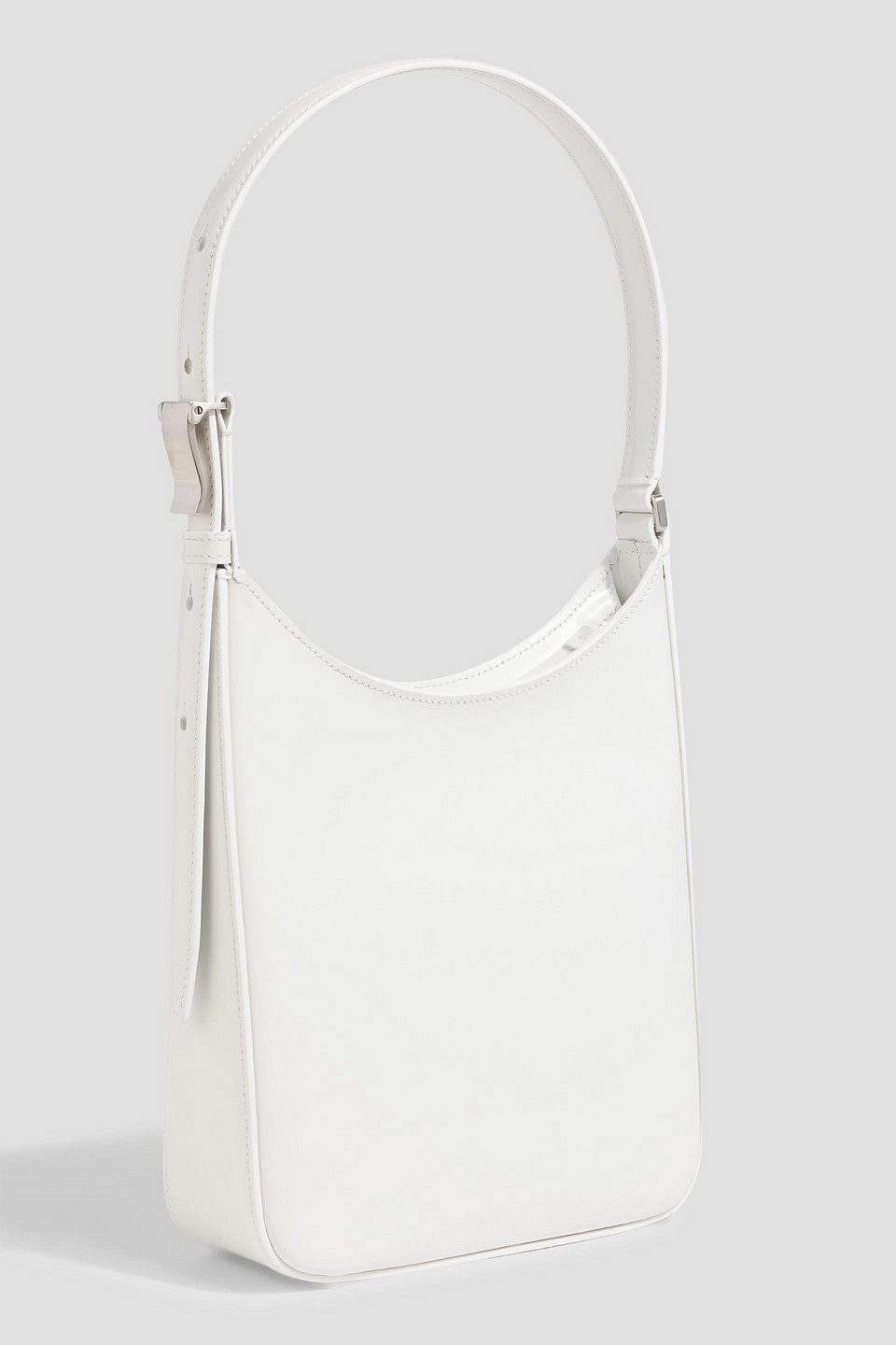 Proenza Schouler Slide Leather Shoulder Bag In White