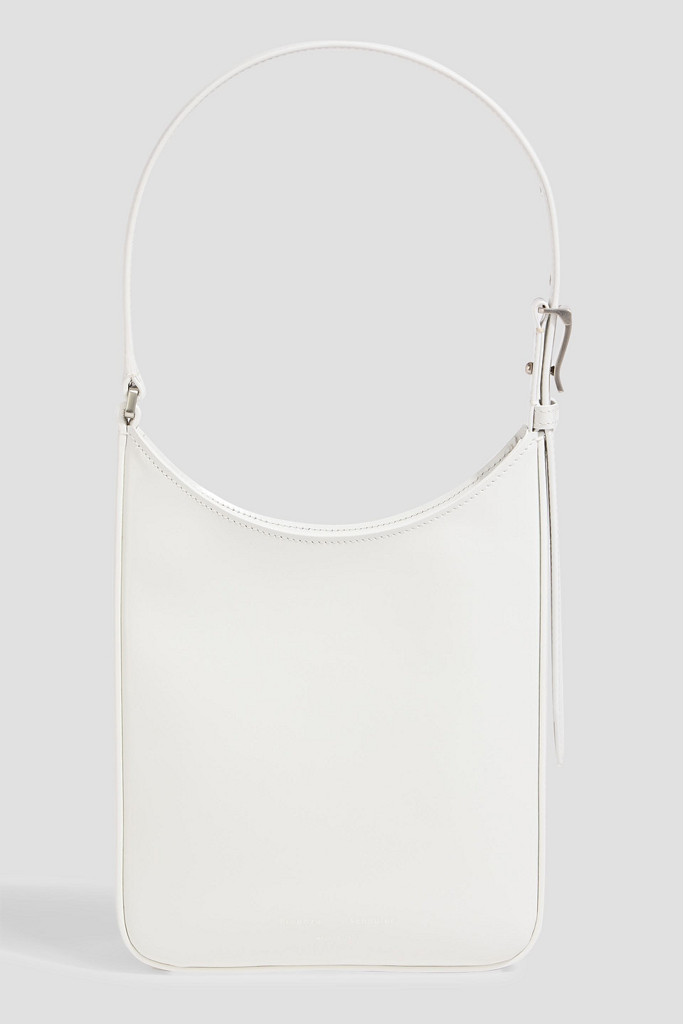 Proenza Schouler Slide Leather Shoulder Bag In White