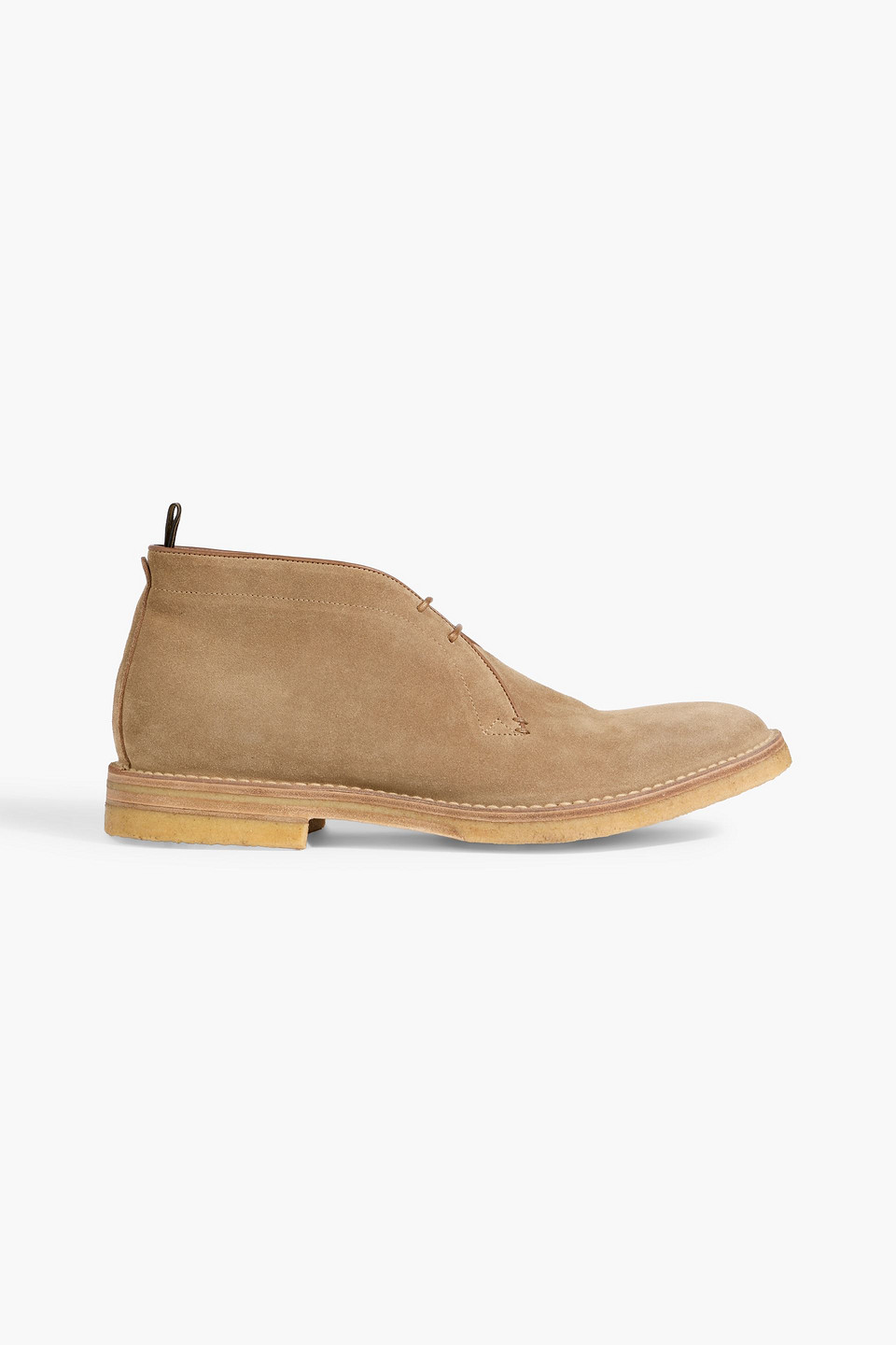 Dunhill Touring Suede Desert Boots In Multi