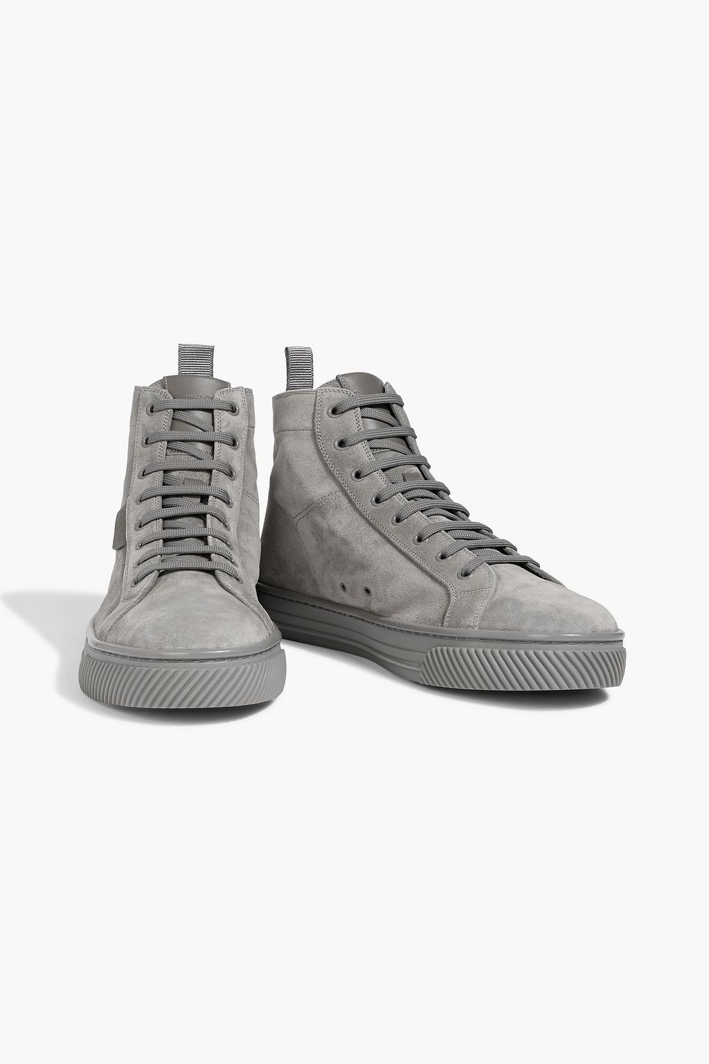 GIANVITO ROSSI 360 suede high-top sneakers