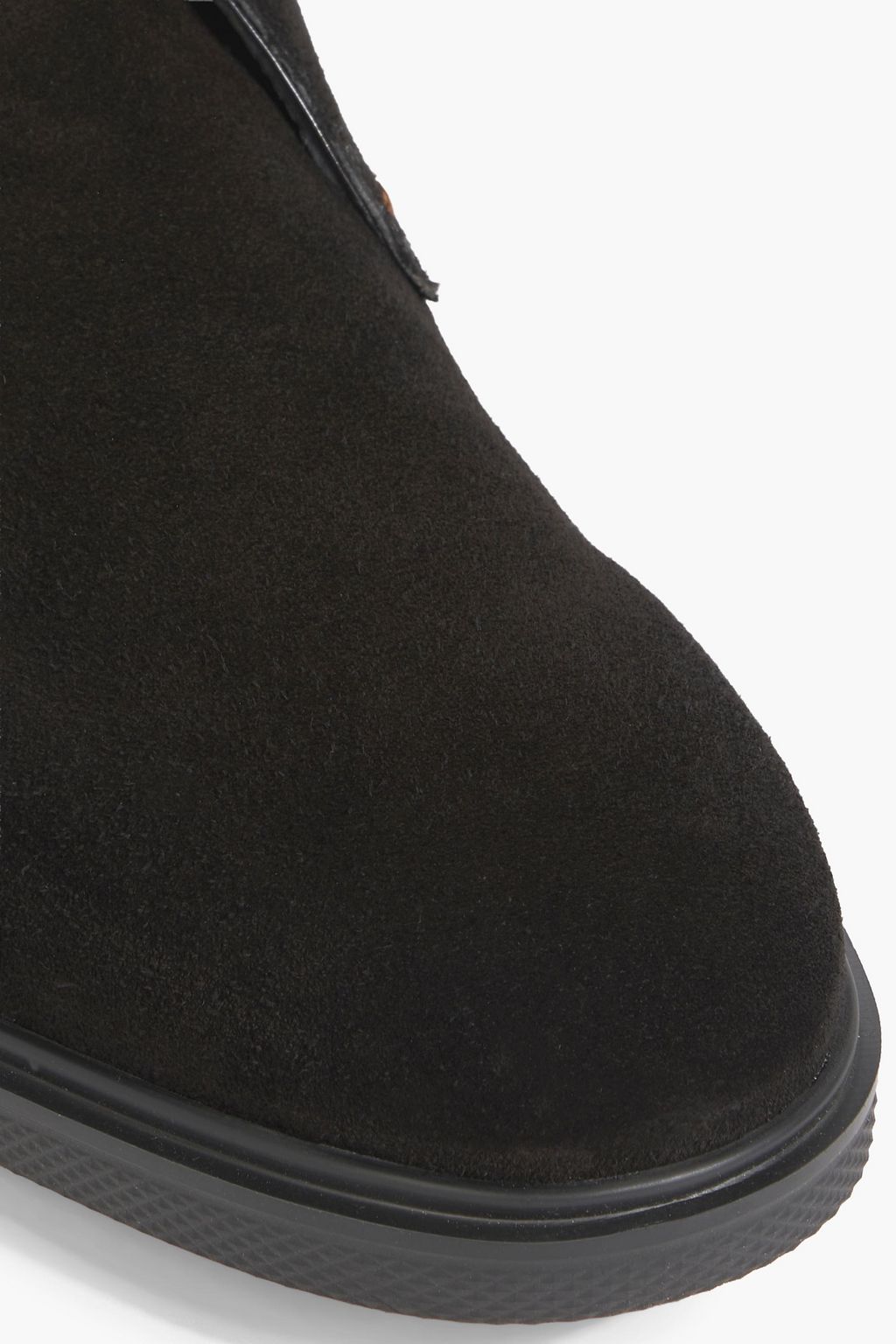 SANTONI Easy suede Oxford brogues