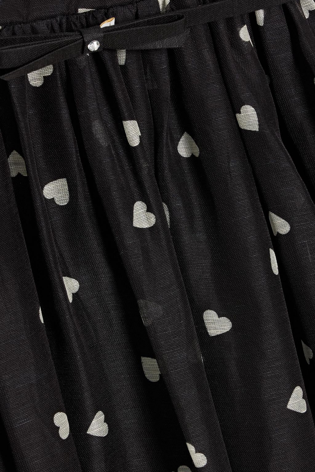 ZIMMERMANN Printed linen and silk-blend gauze midi dress