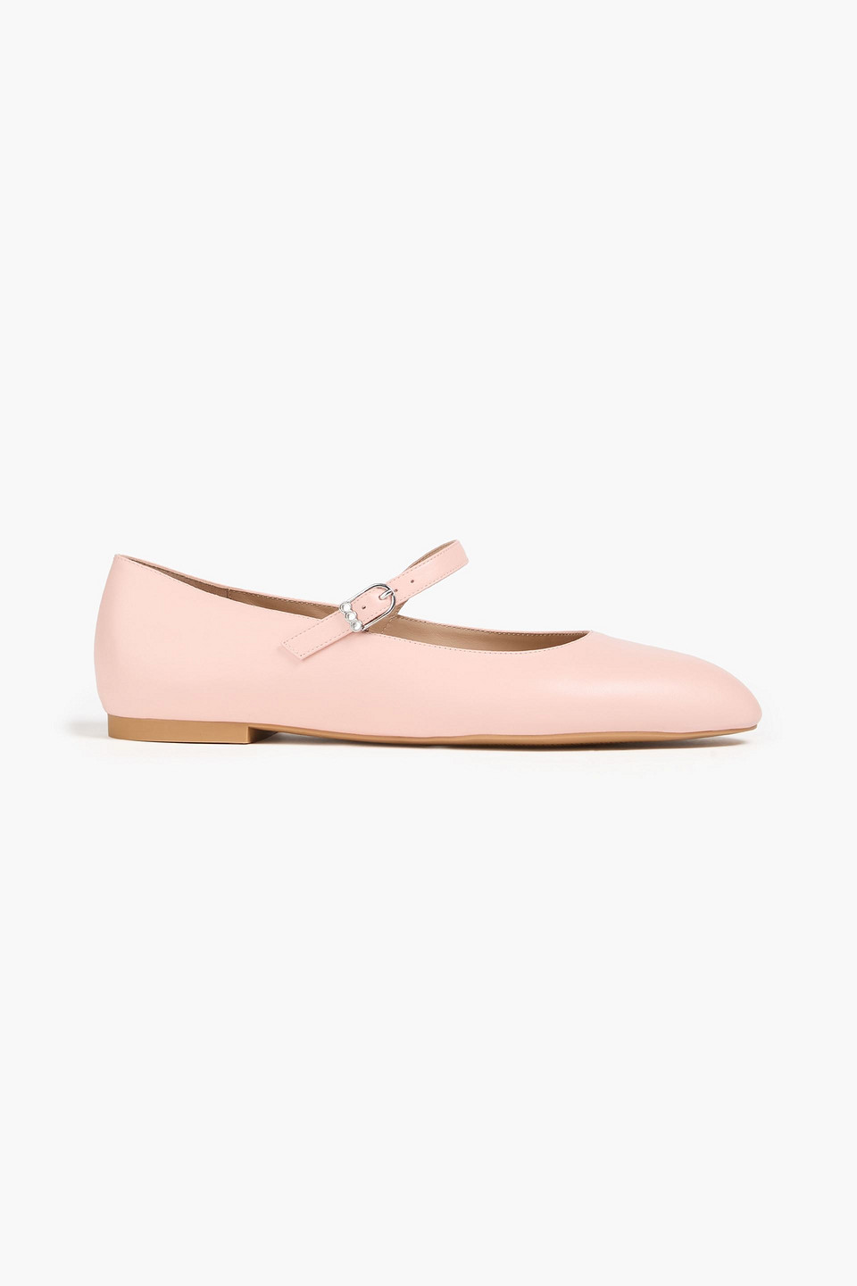 Stuart Weitzman Analiese Leather Mary Jane Flats In Multi