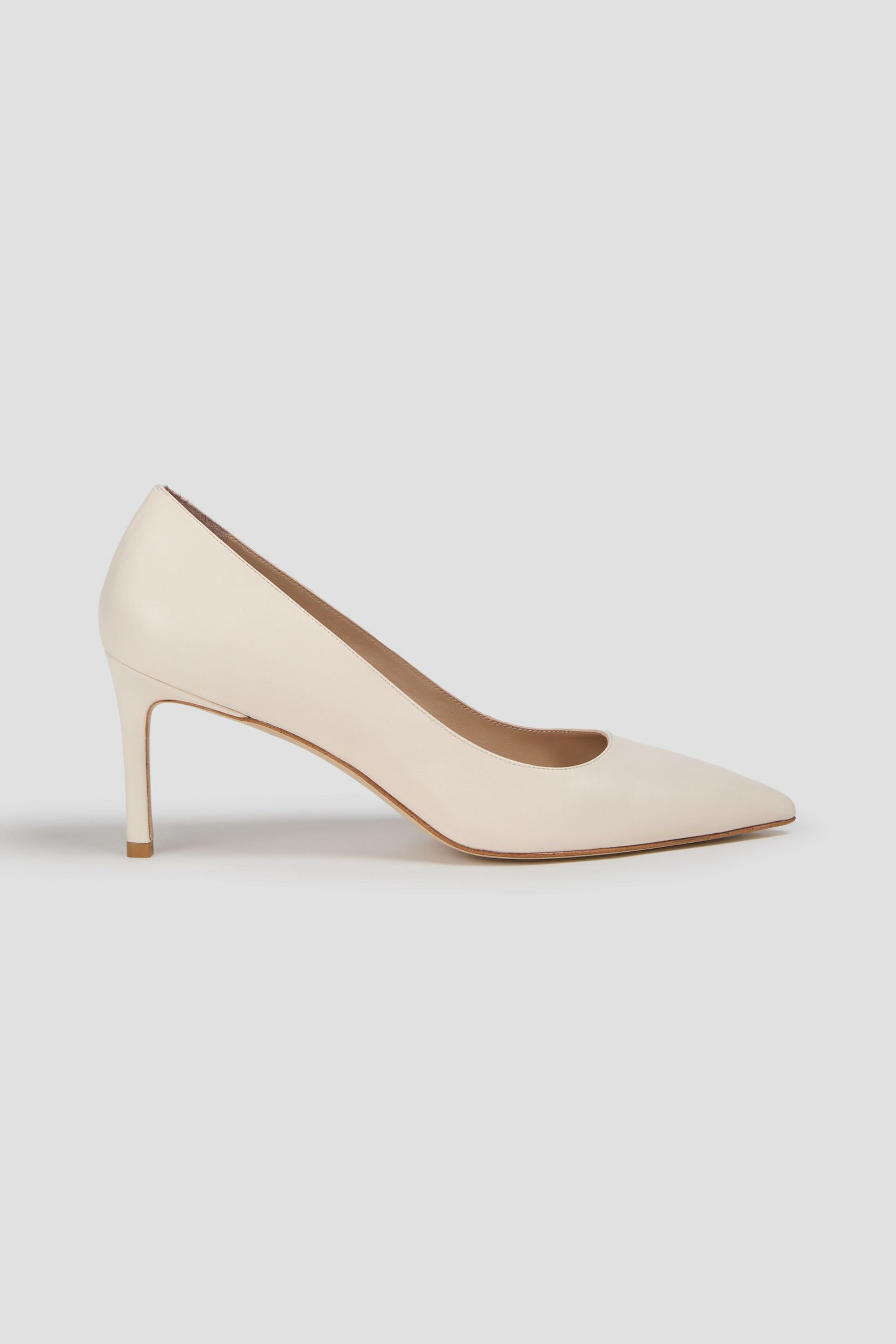 Stuart Weitzman Leigh 75 leather pumps