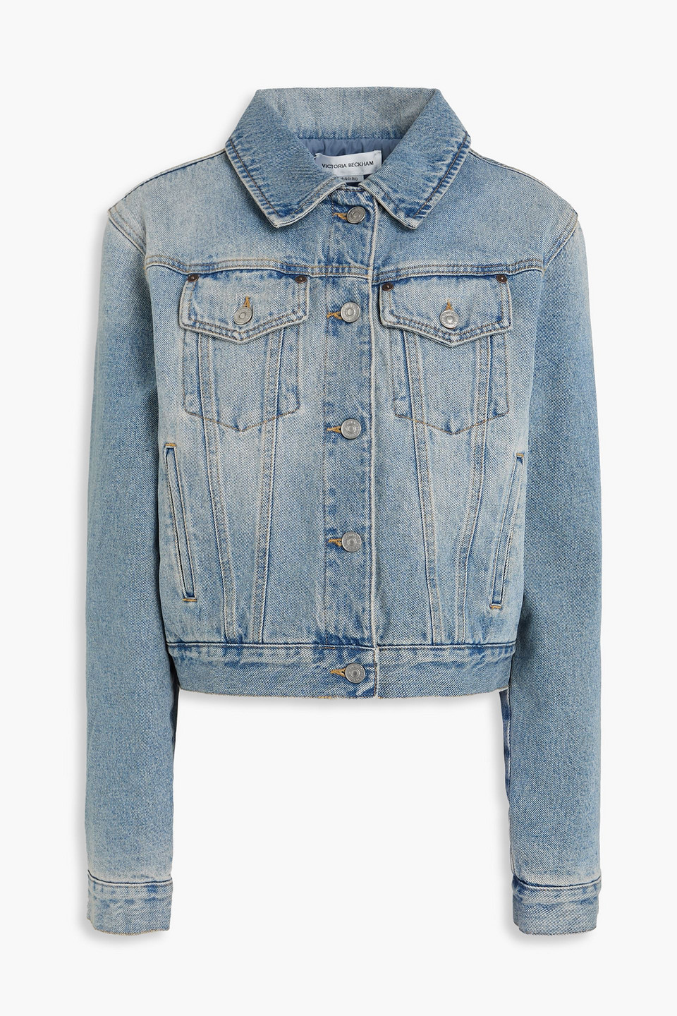 victoria beckham - denim jacket - blue - uk 8
