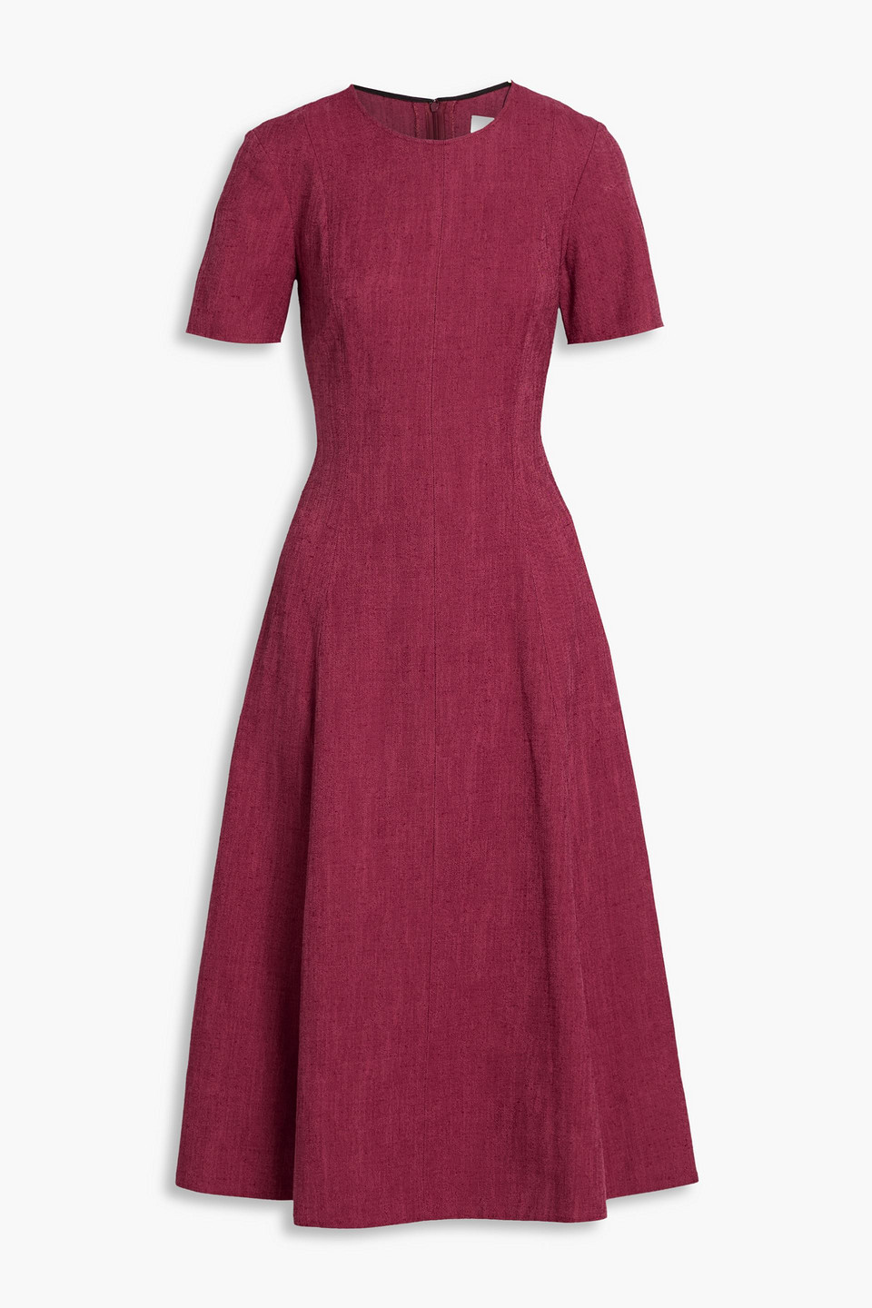 Carolina Herrera Twill Midi Dress In Pink