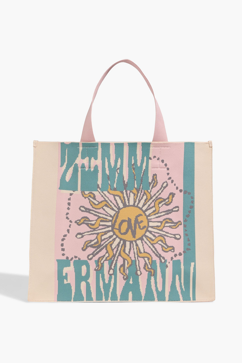 Zimmermann Jacquard Tote In Pink