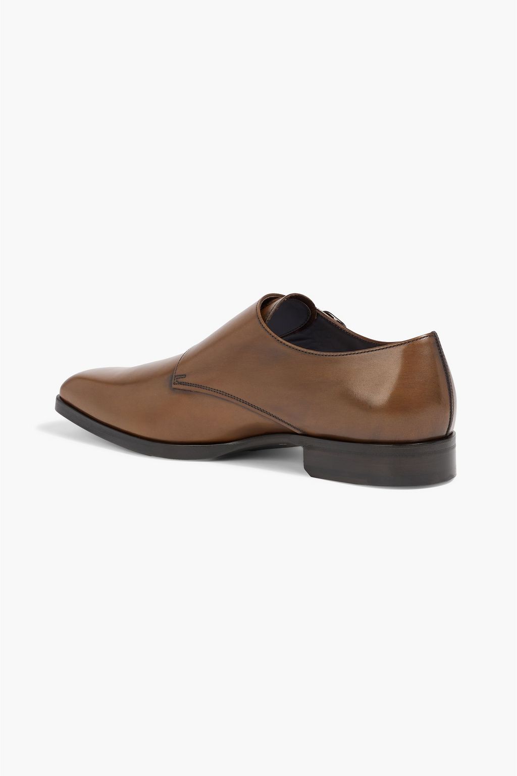 TOD'S Leather monk-strap shoes | THE OUTNET