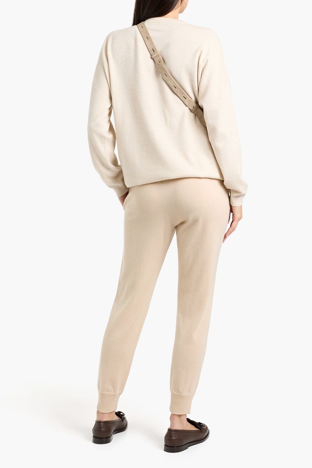 BRUNELLO CUCINELLI Track Pants aus Kaschmir mit Zierperlen