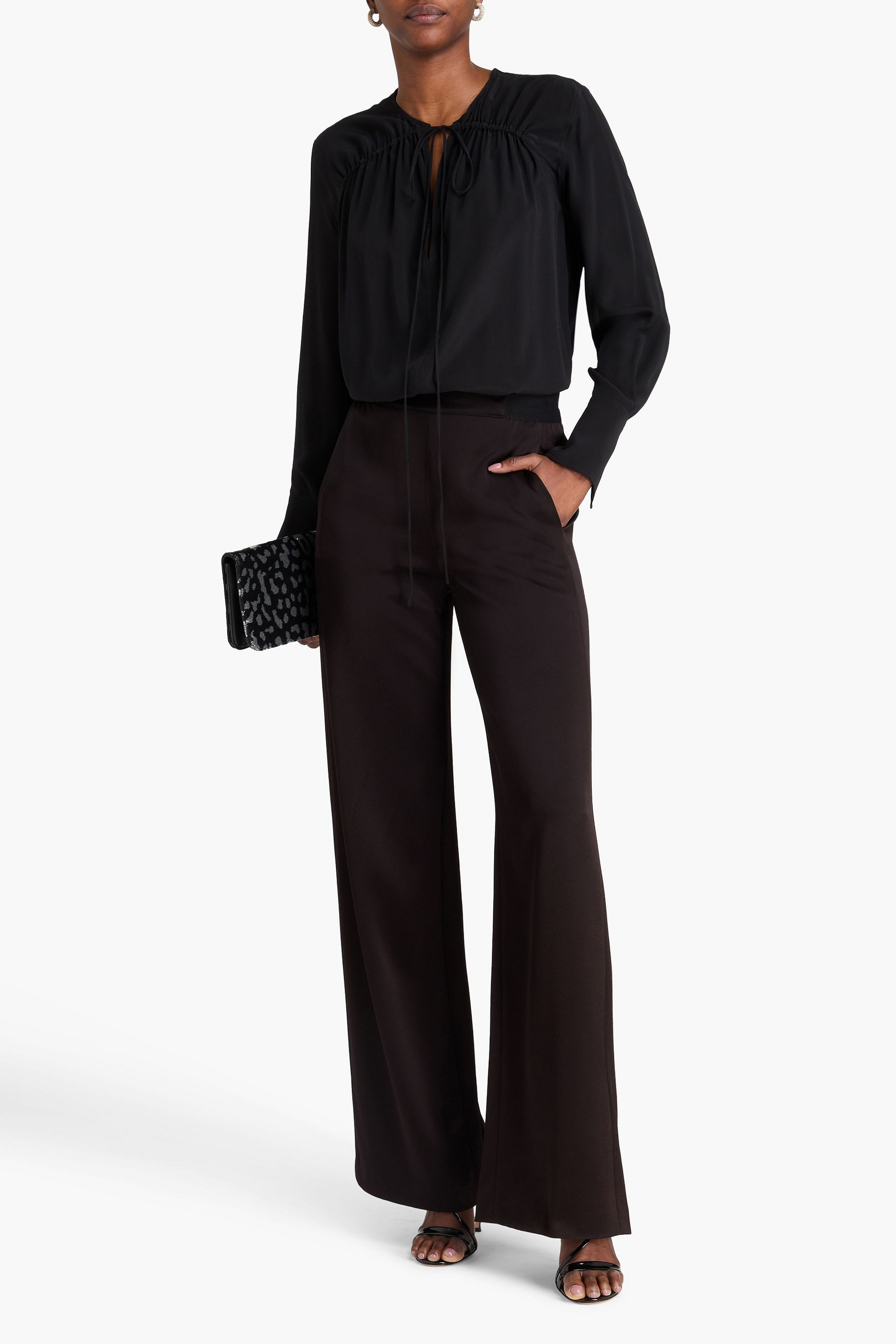Victoria Beckham Silk crepe de chine blouse