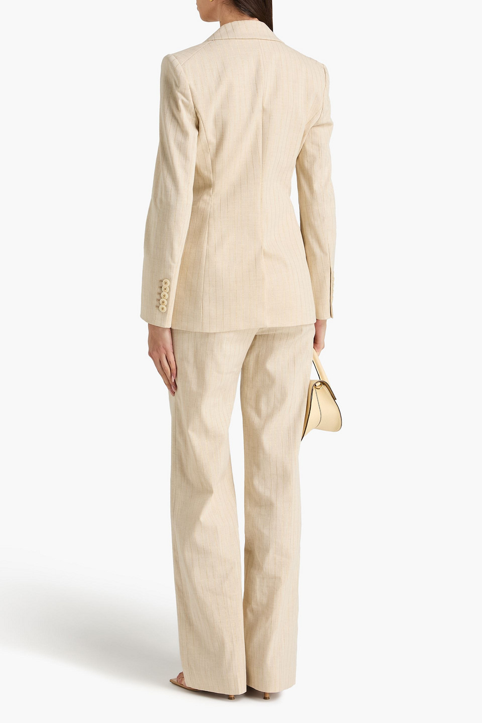  Veronica Beard - Doppelreihiger Blazer „gaya“ Aus Einer Baumwollmischung Mit Nadelstreifen - Neutral - Us 2 