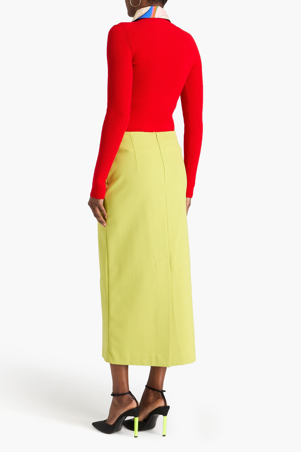  Pucci - Layered Wool-blend Sweater - Red - Xs 