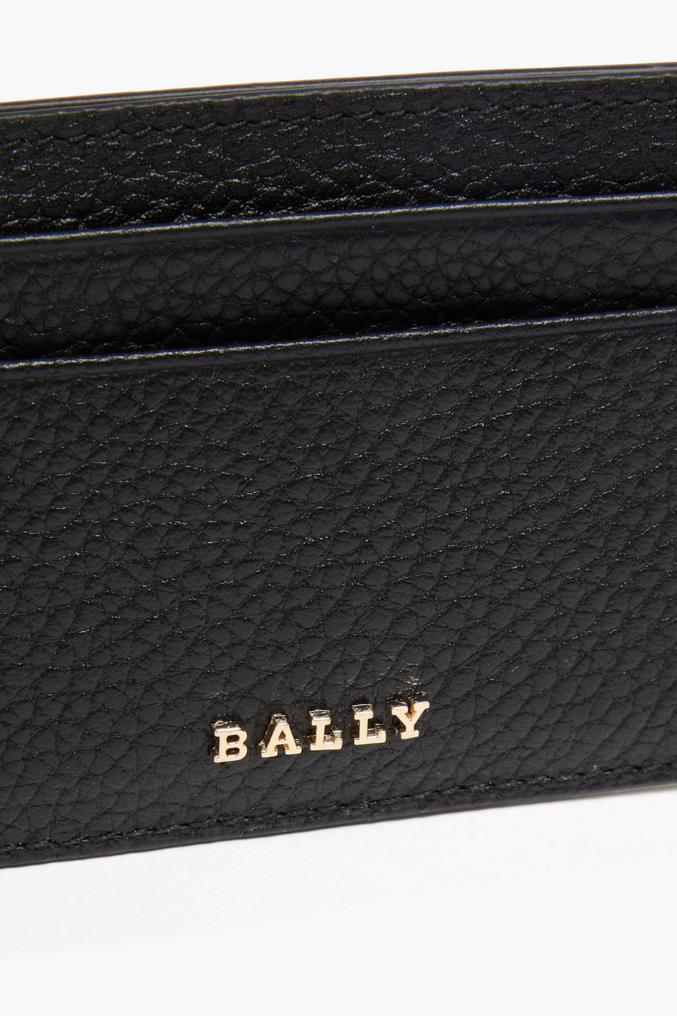  Bally - Kartenetui Aus Narbenleder - Schwarz - Onesize 