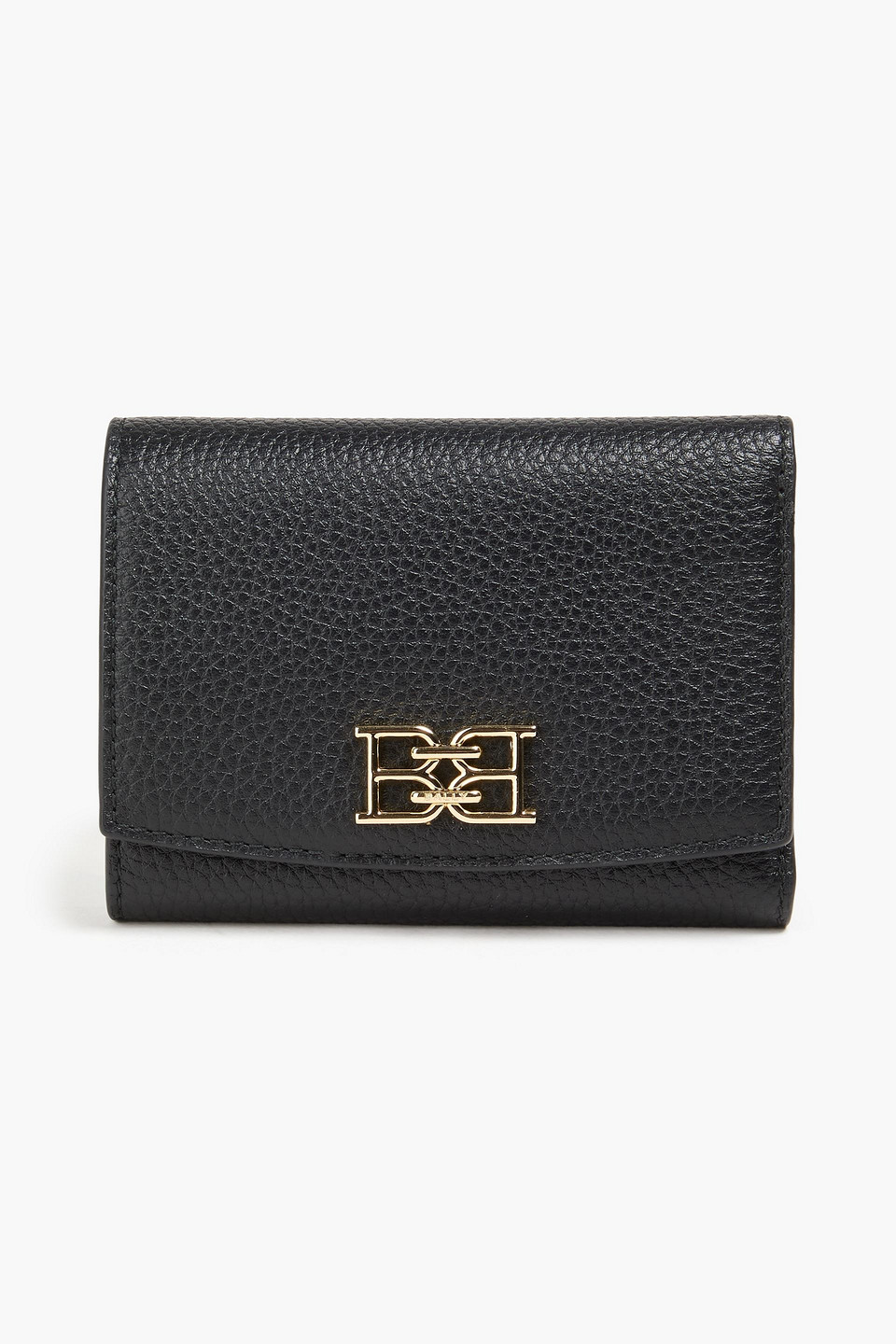 Bally Pebbled-leather Wallet In Black
