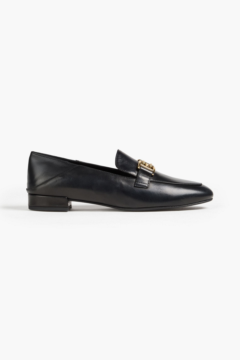 Bally Ellah Embellished Leather Loafers In Black