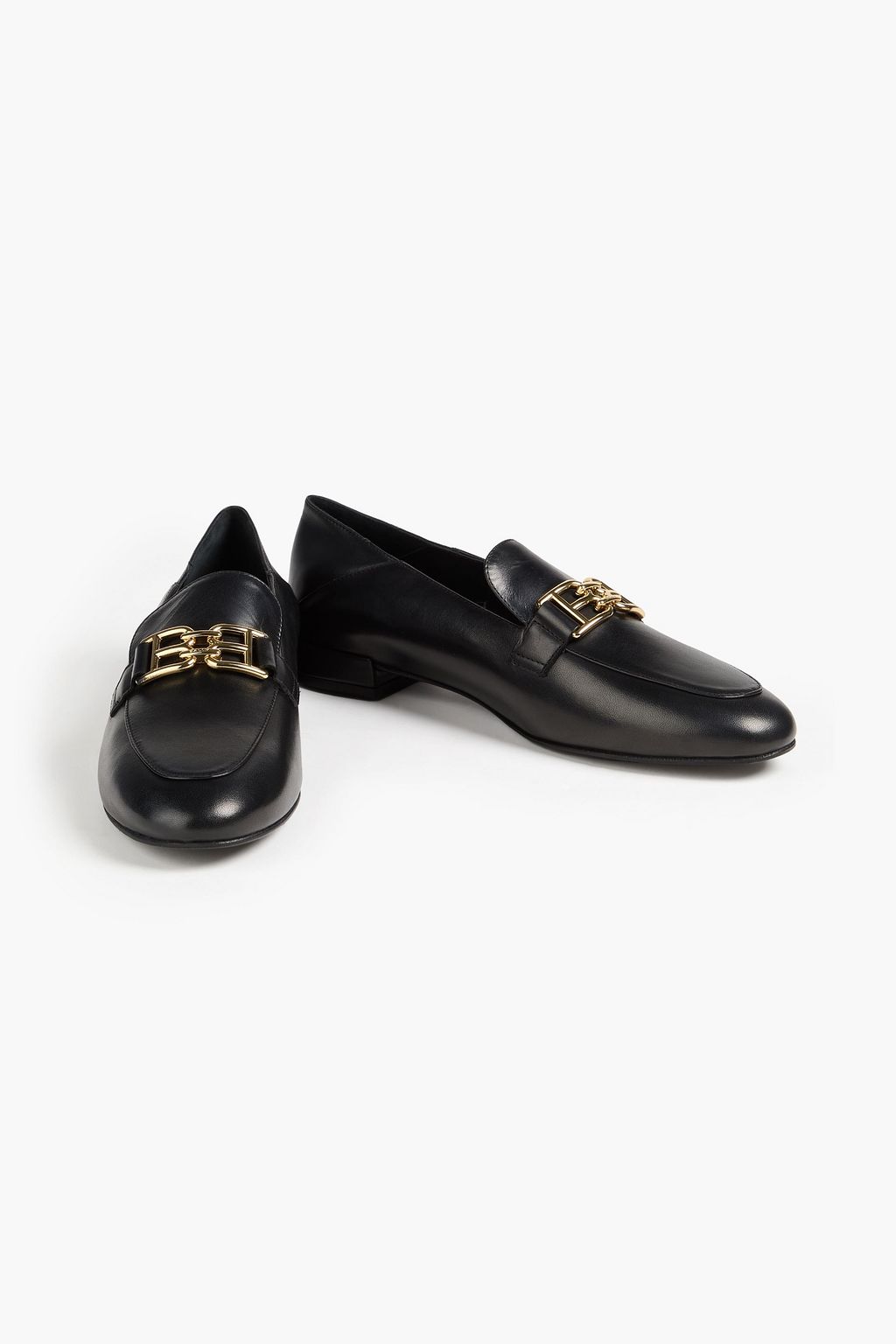 BALLY Ellah embellished leather loafers