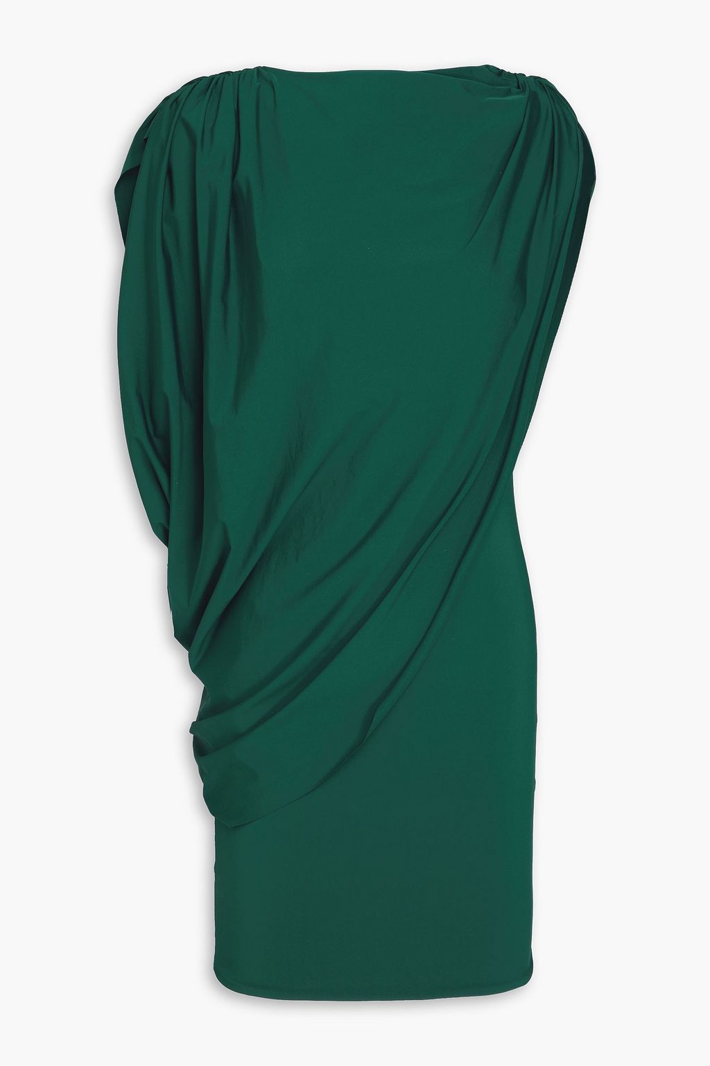 MAYGEL CORONEL Ricaurte gathered stretch-jersey mini dress | THE OUTNET