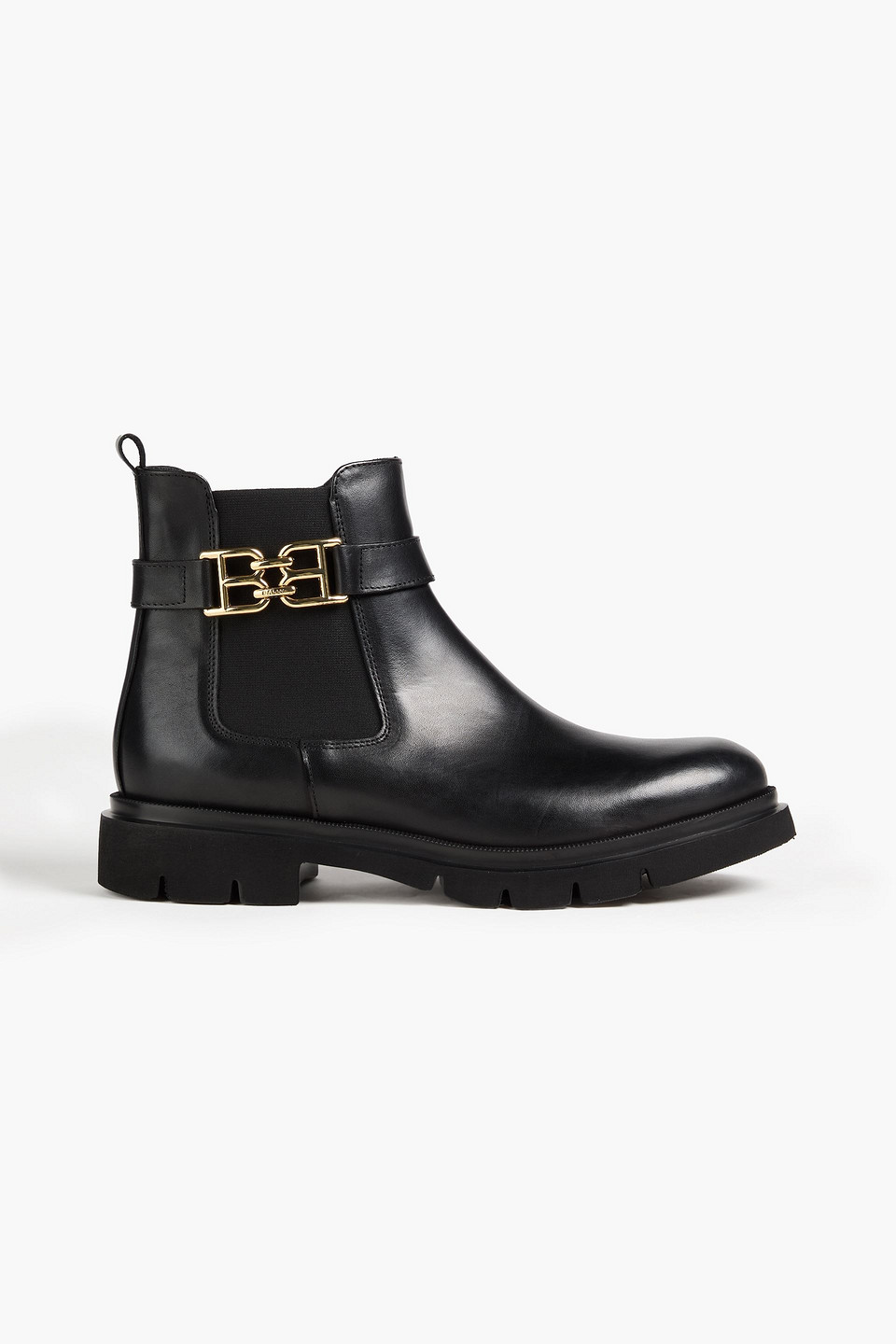 bally - weniska embellished leather chelsea boots - black - eu 37
