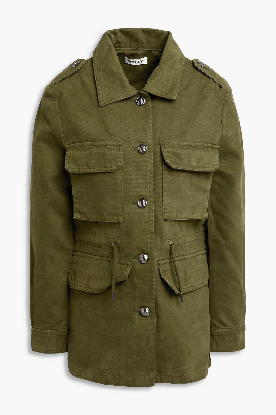 Bally Cotton-blend Jacket In Green