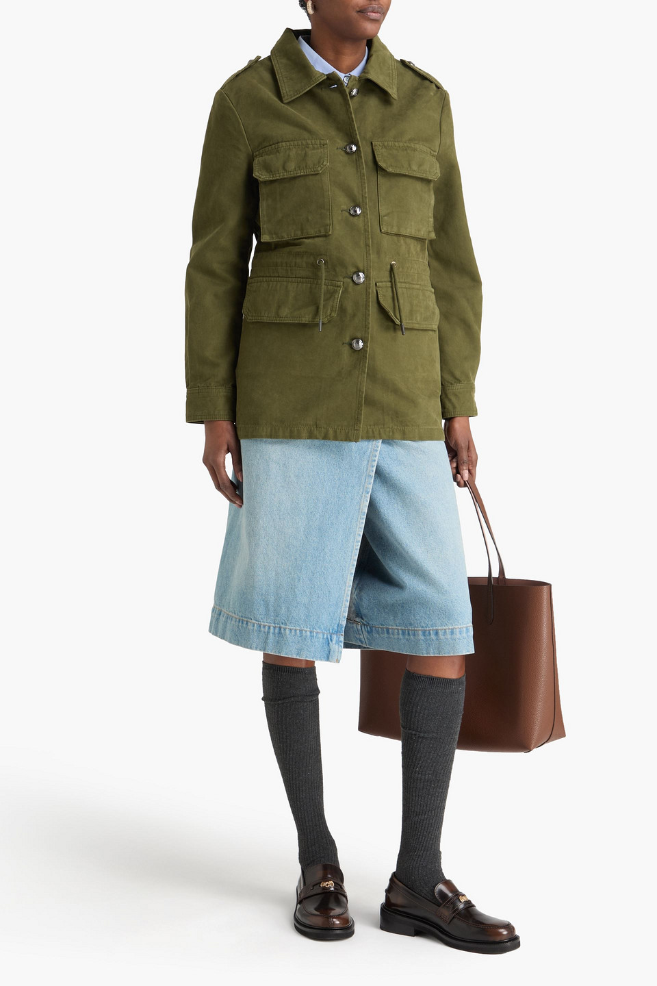  Bally - Cotton-blend Jacket - Green - It 36 