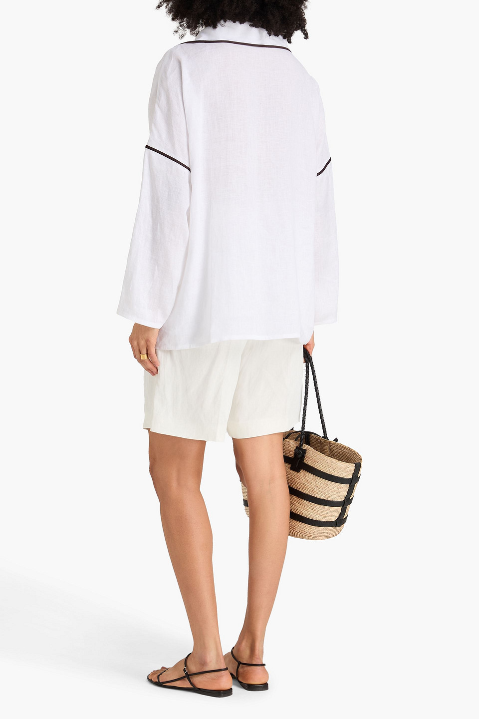  Tory Burch - Linen Tunic - White - M 