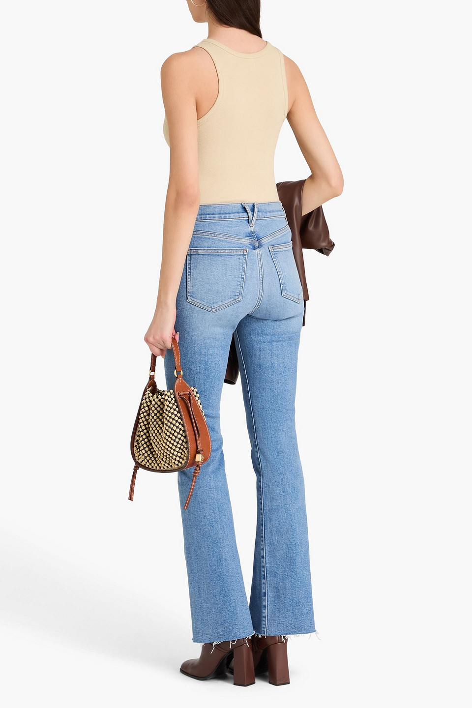  Veronica Beard - Hoch Sitzende Schlagjeans „cameron“ - Blau - 26 