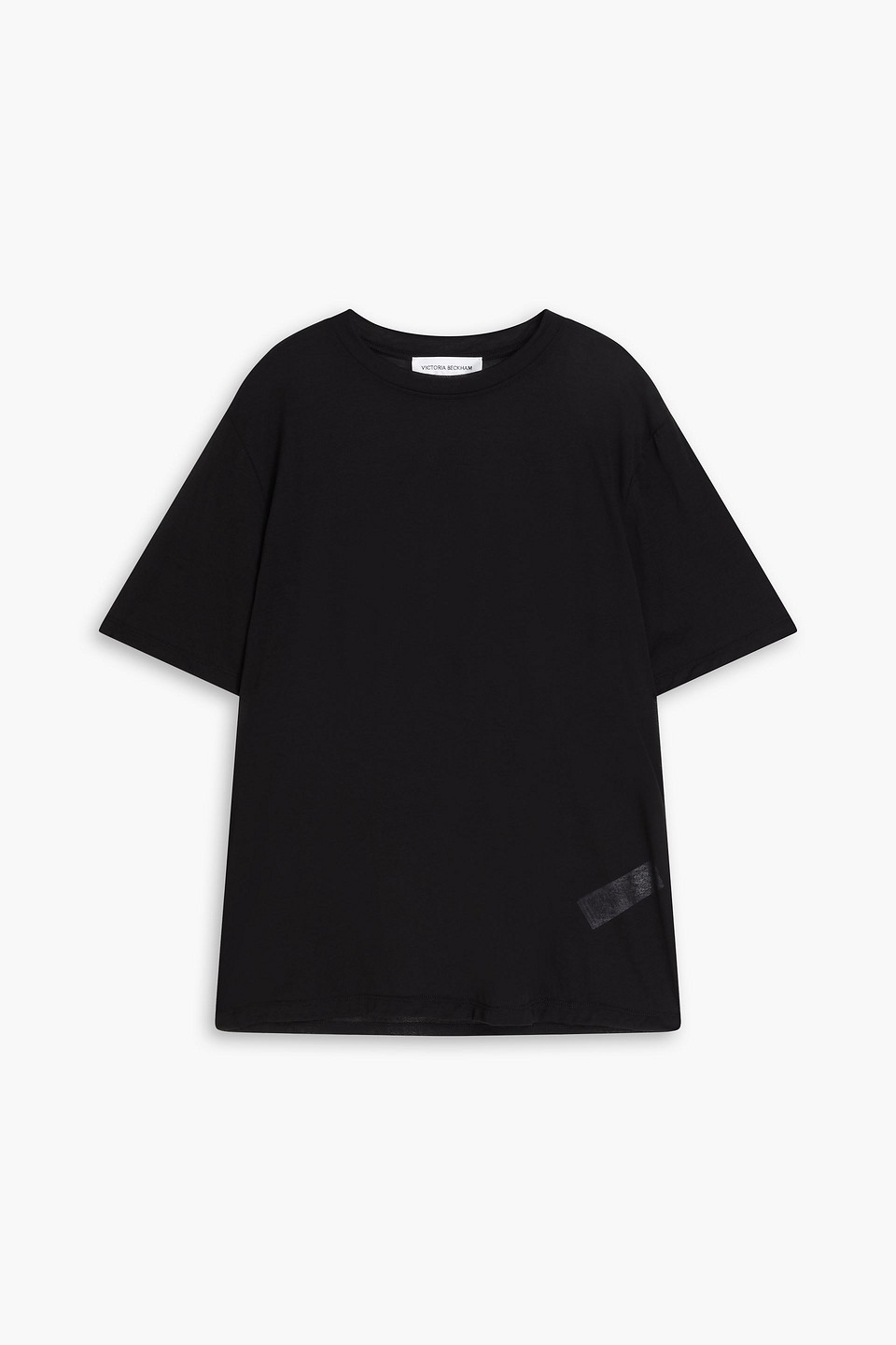 Victoria Beckham Cotton-jersey T-shirt In Black