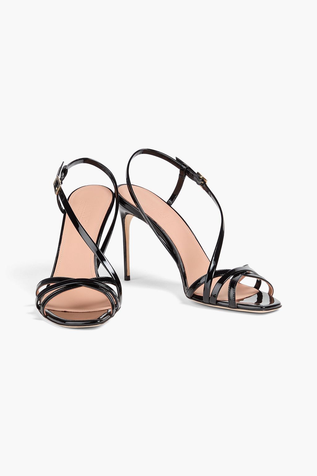 MALONE SOULIERS Luna 90 patent-leather sandals