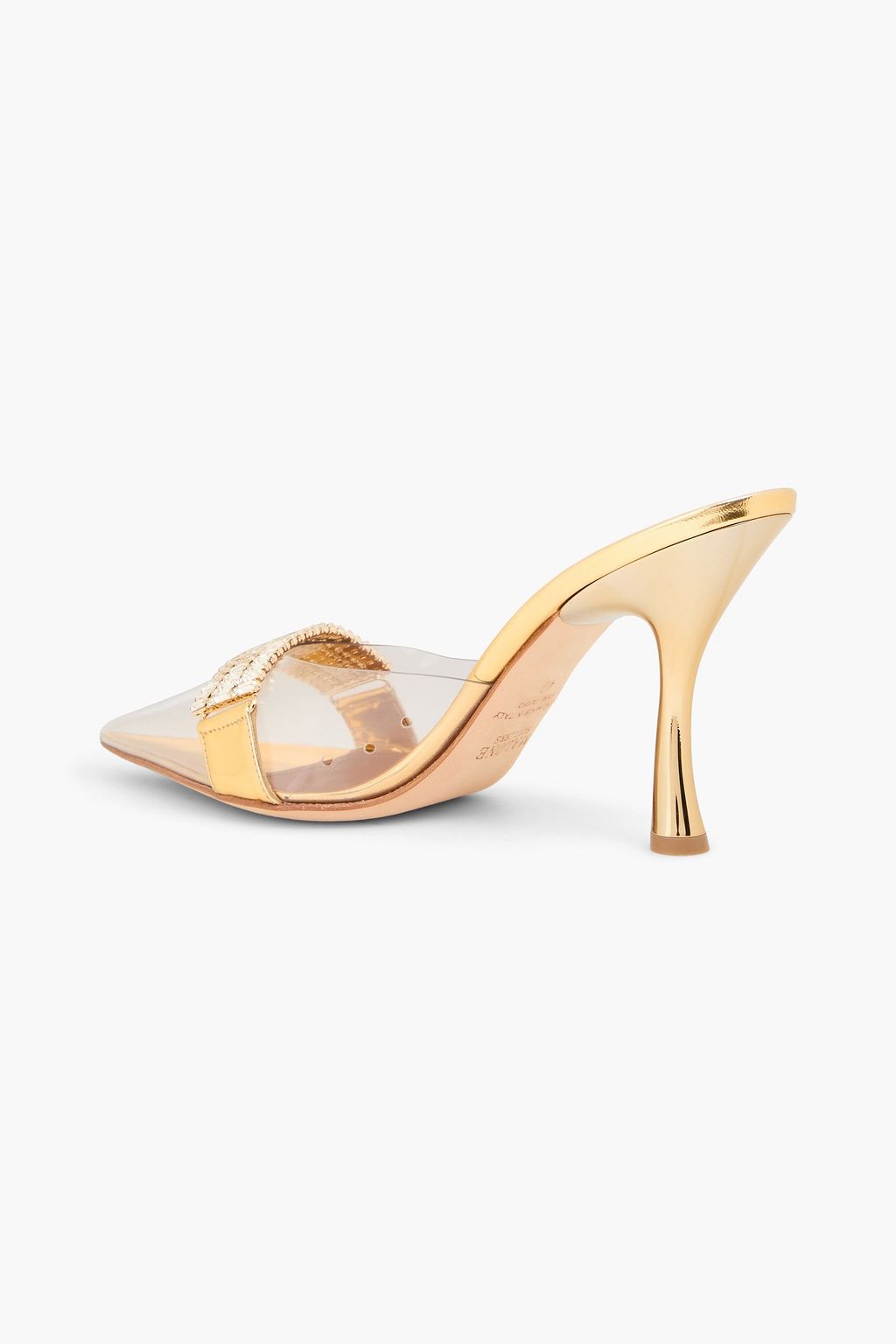 MALONE SOULIERS Joelle crystal-embellished PVC mules