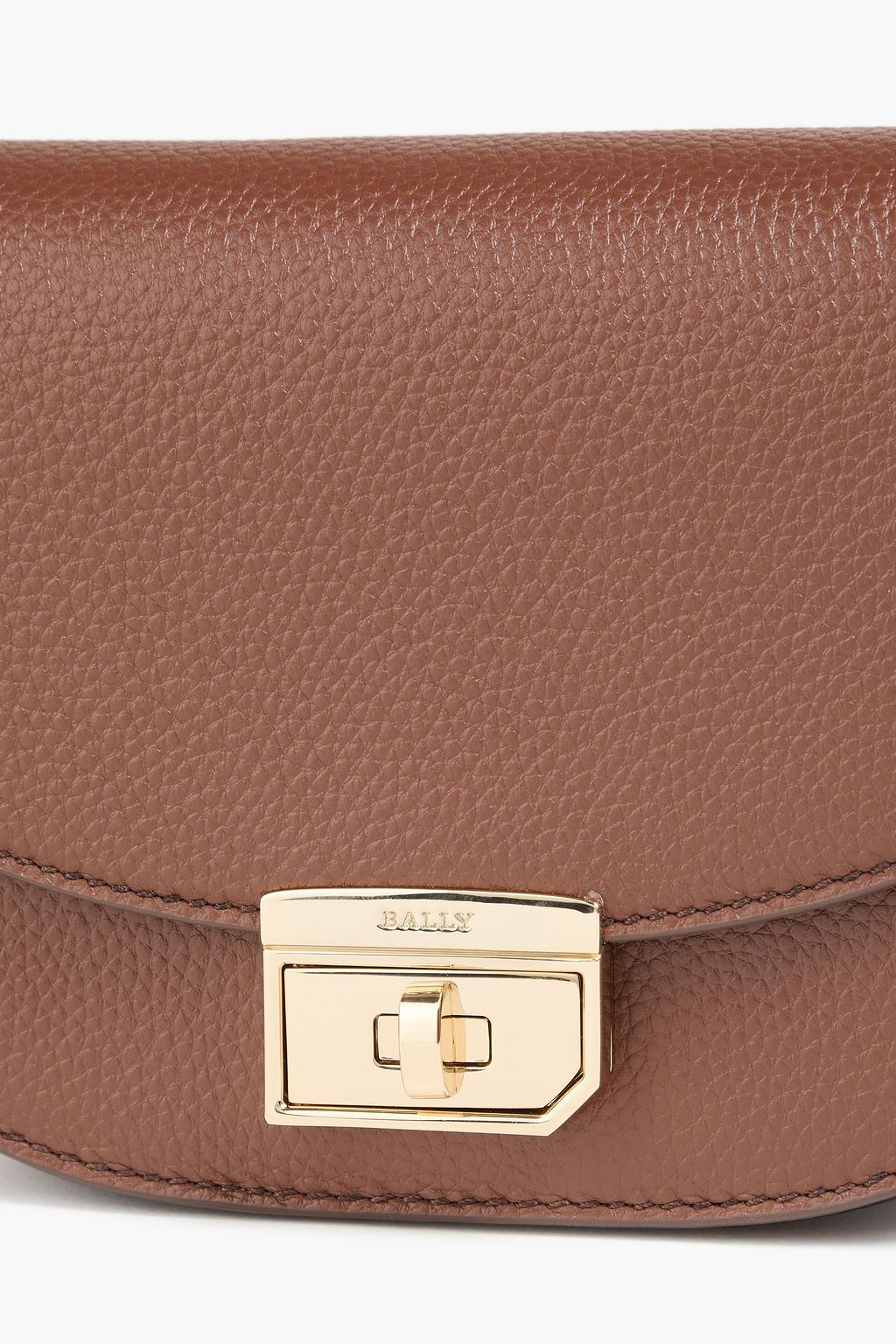 BALLY Adria pebbled-leather cross-body bag