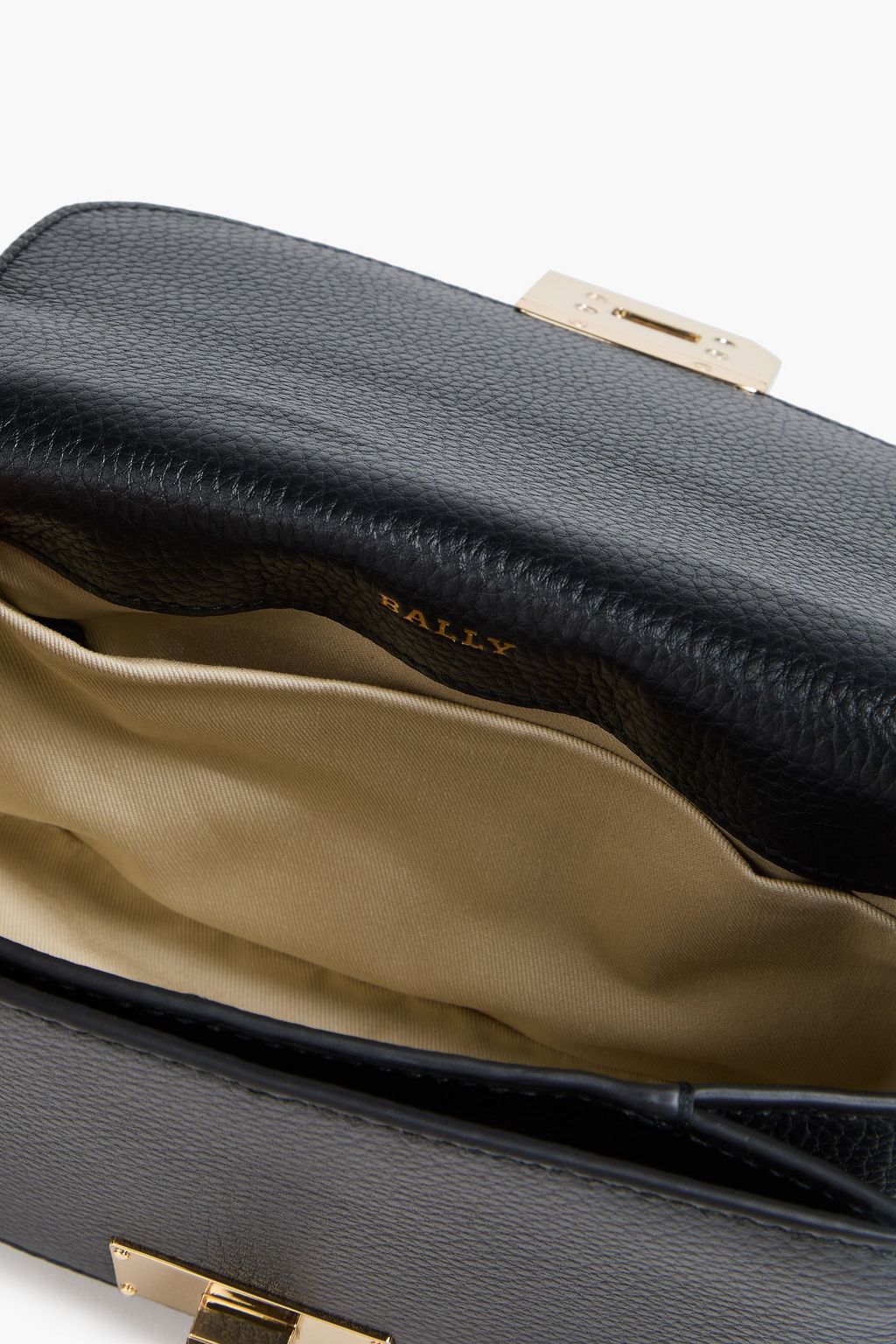 BALLY Adria pebbled-leather cross-body bag