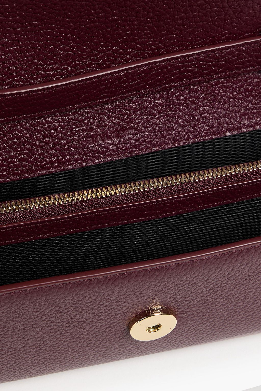 BALLY Adria pebbled-leather cross-body bag