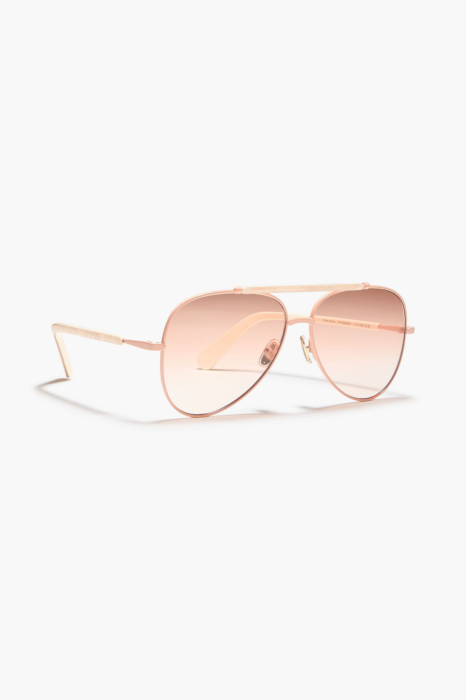  Zimmermann - Pilotensonnenbrille Aus Metall - Pink - Onesize 