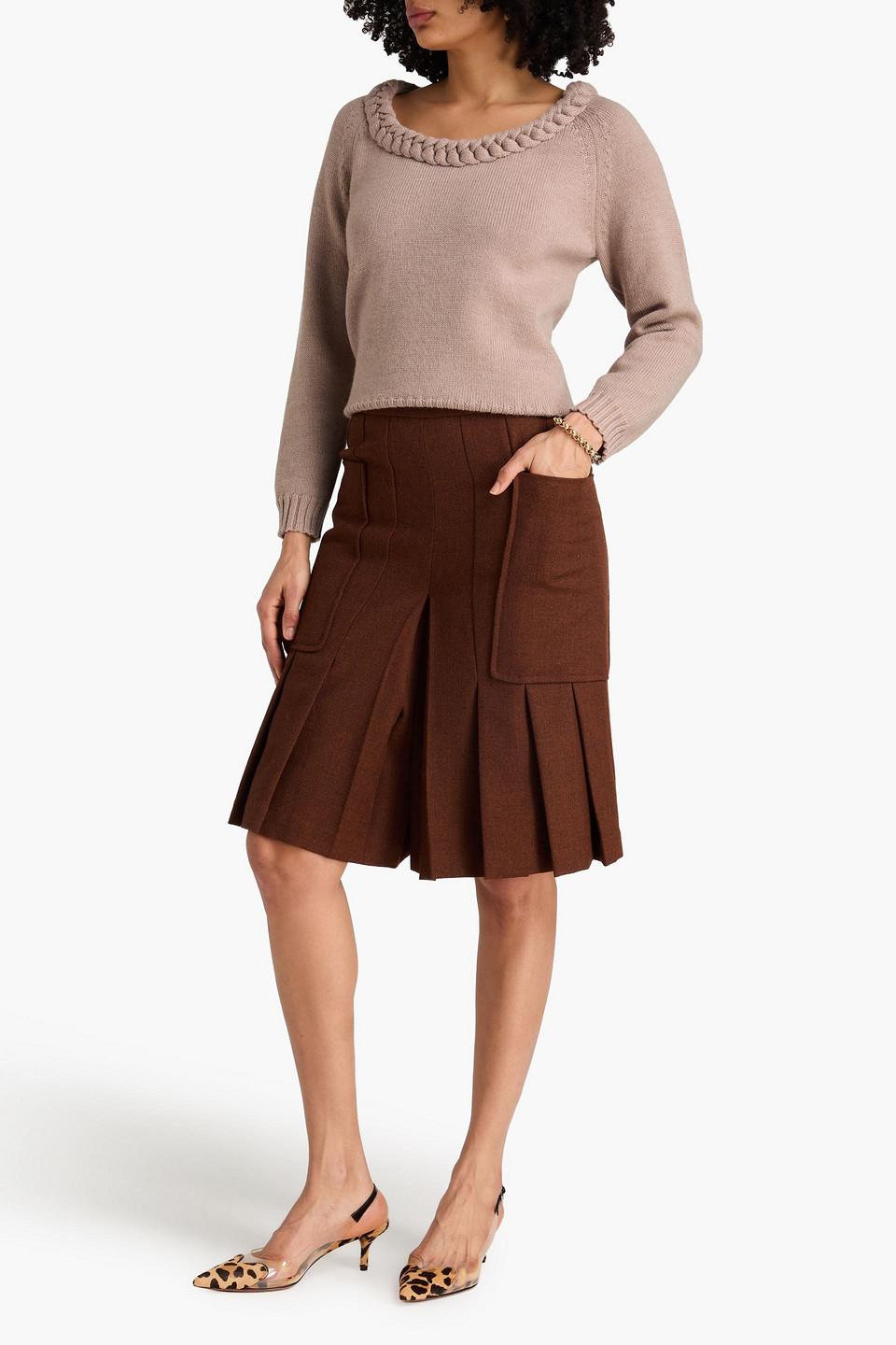  Oscar De La Renta - Wollpullover - Neutral - S 