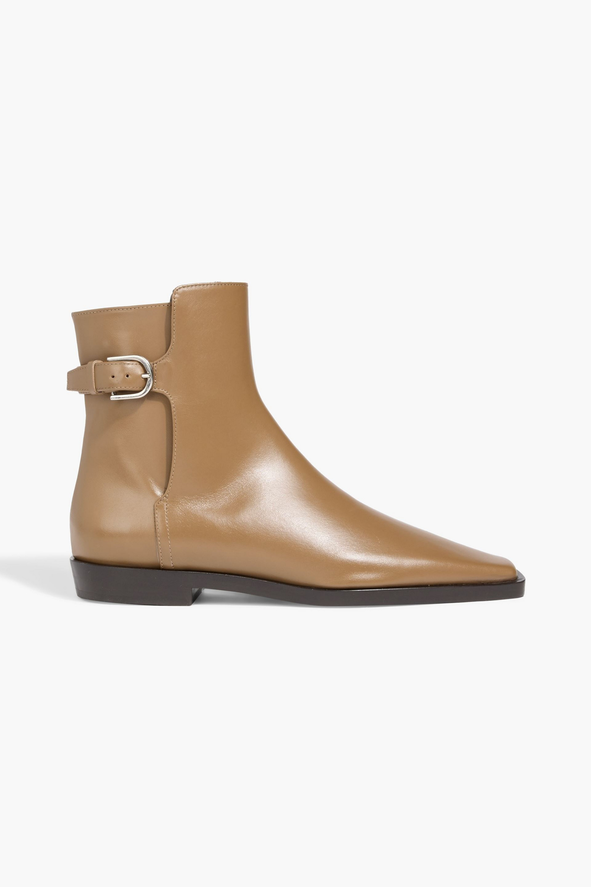 TOTEME Buckled leather ankle boots