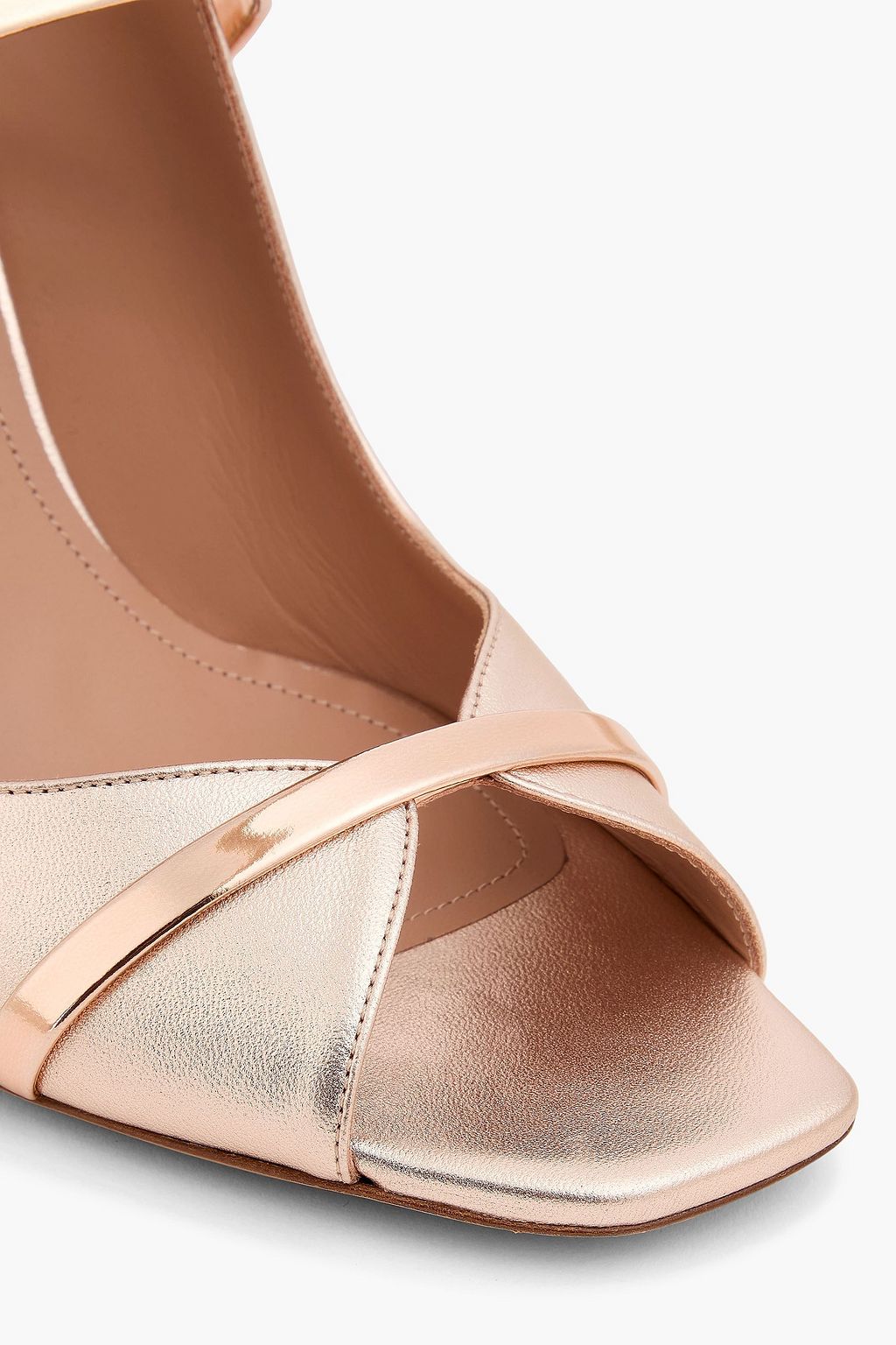 MALONE SOULIERS Noah metallic leather sandals