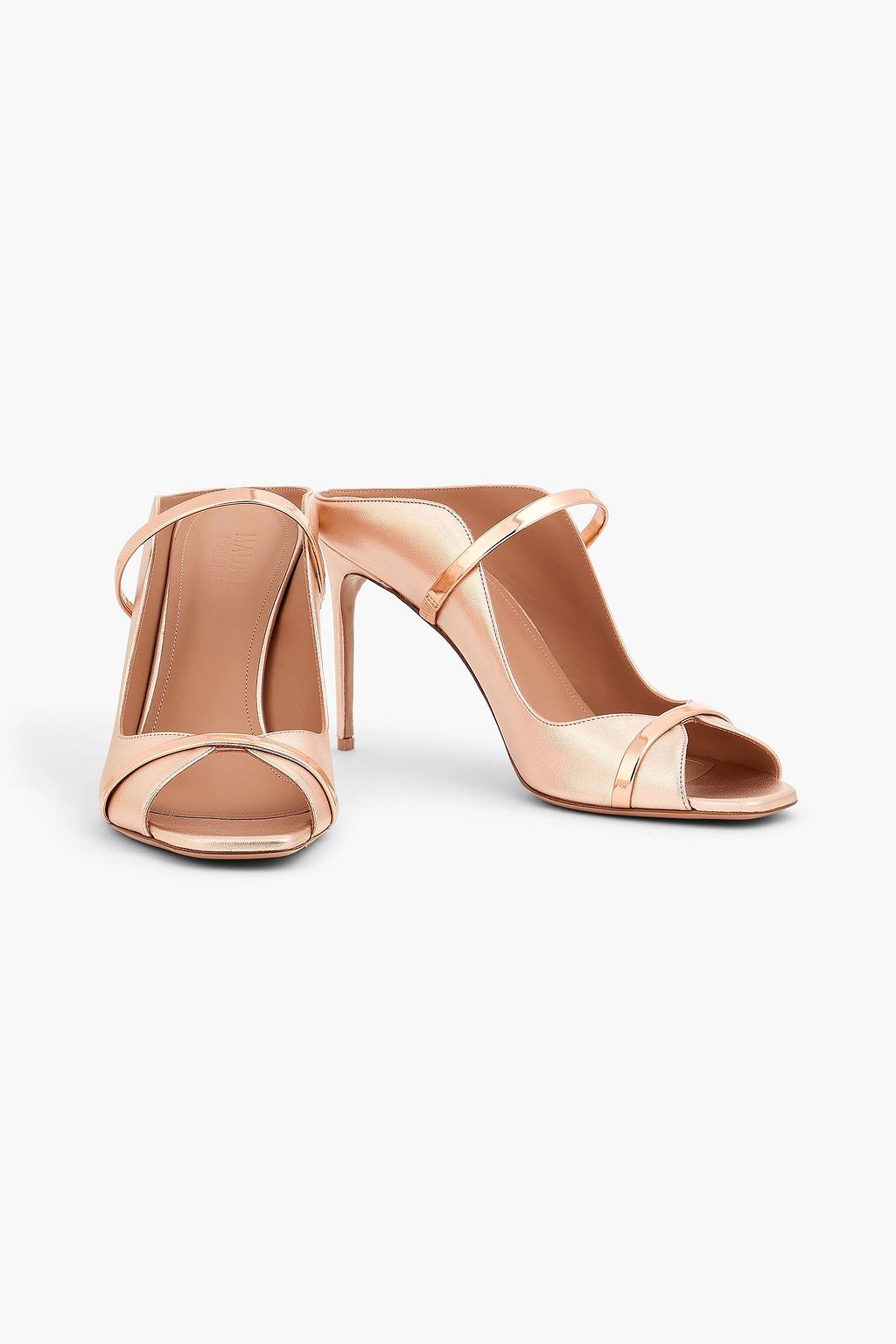 MALONE SOULIERS Noah metallic leather sandals