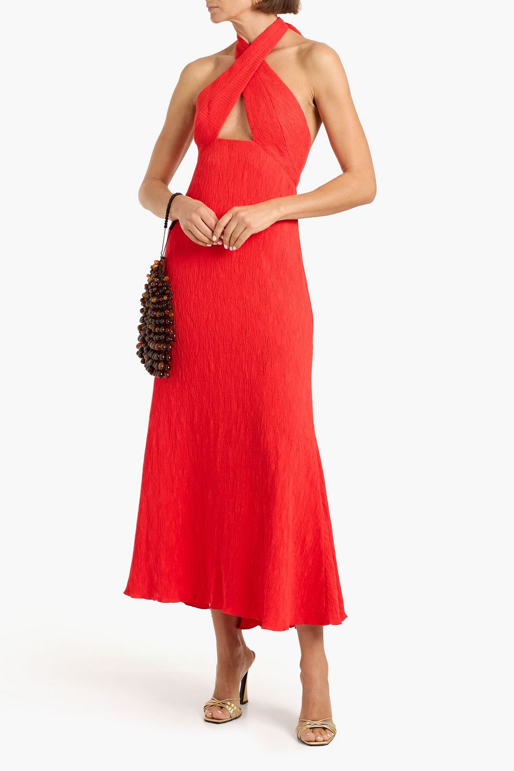 Johanna Ortiz Light Heart Ankle Dress | Red | Size 6 | Shopbop