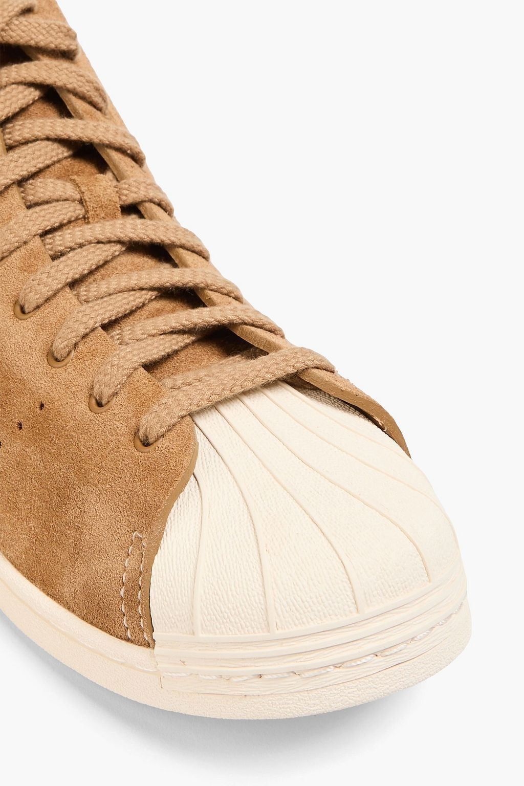 ADIDAS ORIGINALS BY WALES BONNER Superstar suede high-top sneakers | THE  OUTNET