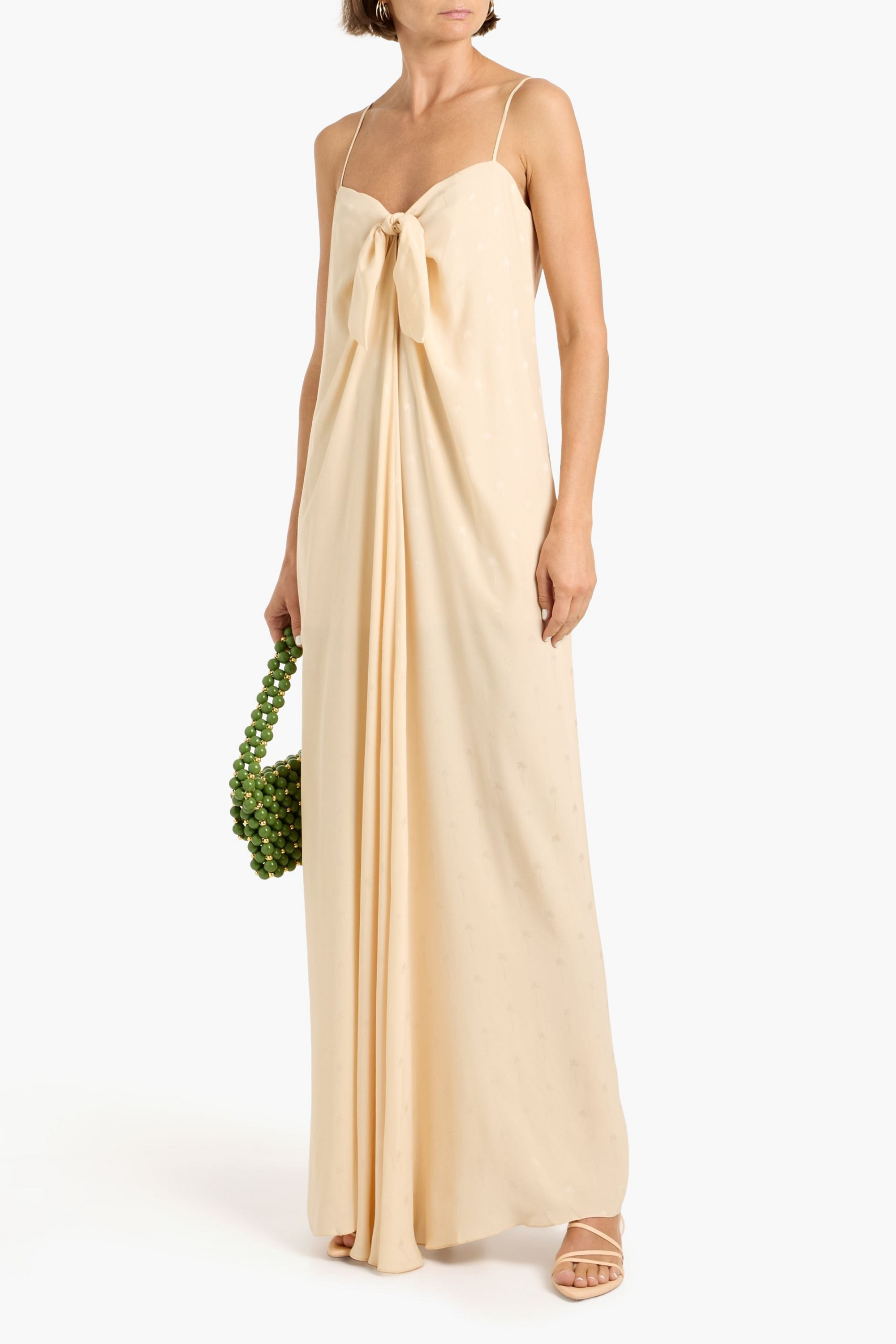 Johanna Ortiz Amber Twilight cutout silk-jacquard maxi dress