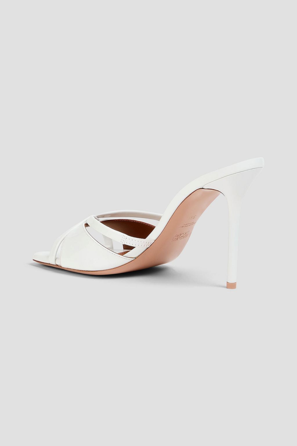 MALONE SOULIERS Penn 100 patent-leather mules