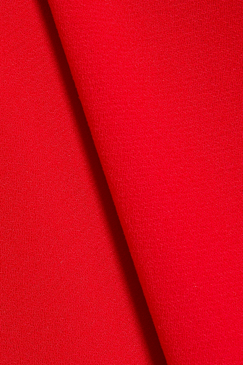 Carolina Herrera Strapless Crepe Gown In Red