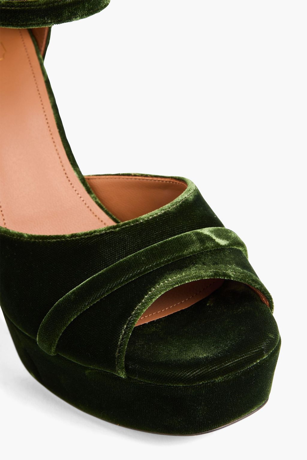 MALONE SOULIERS Yuri velvet platform sandals