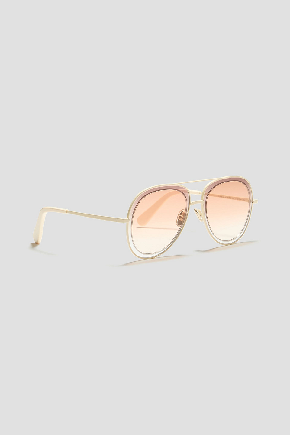  Zimmermann - Pilotenbrille Aus Metall - Weiß - Onesize 