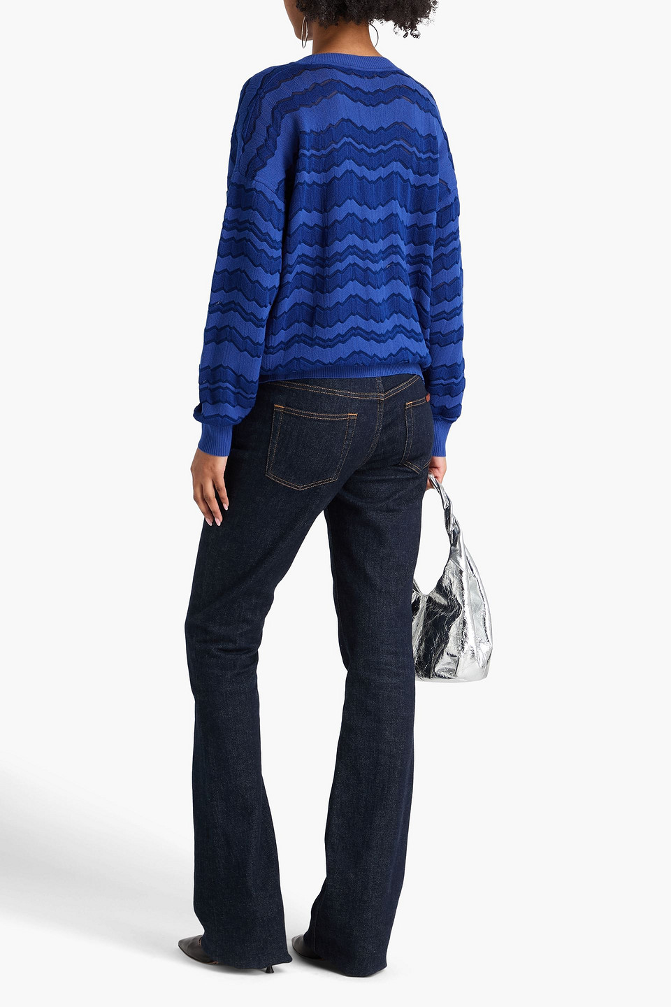  Missoni - Strickpullover In Häkeloptik - Blau - Xs 