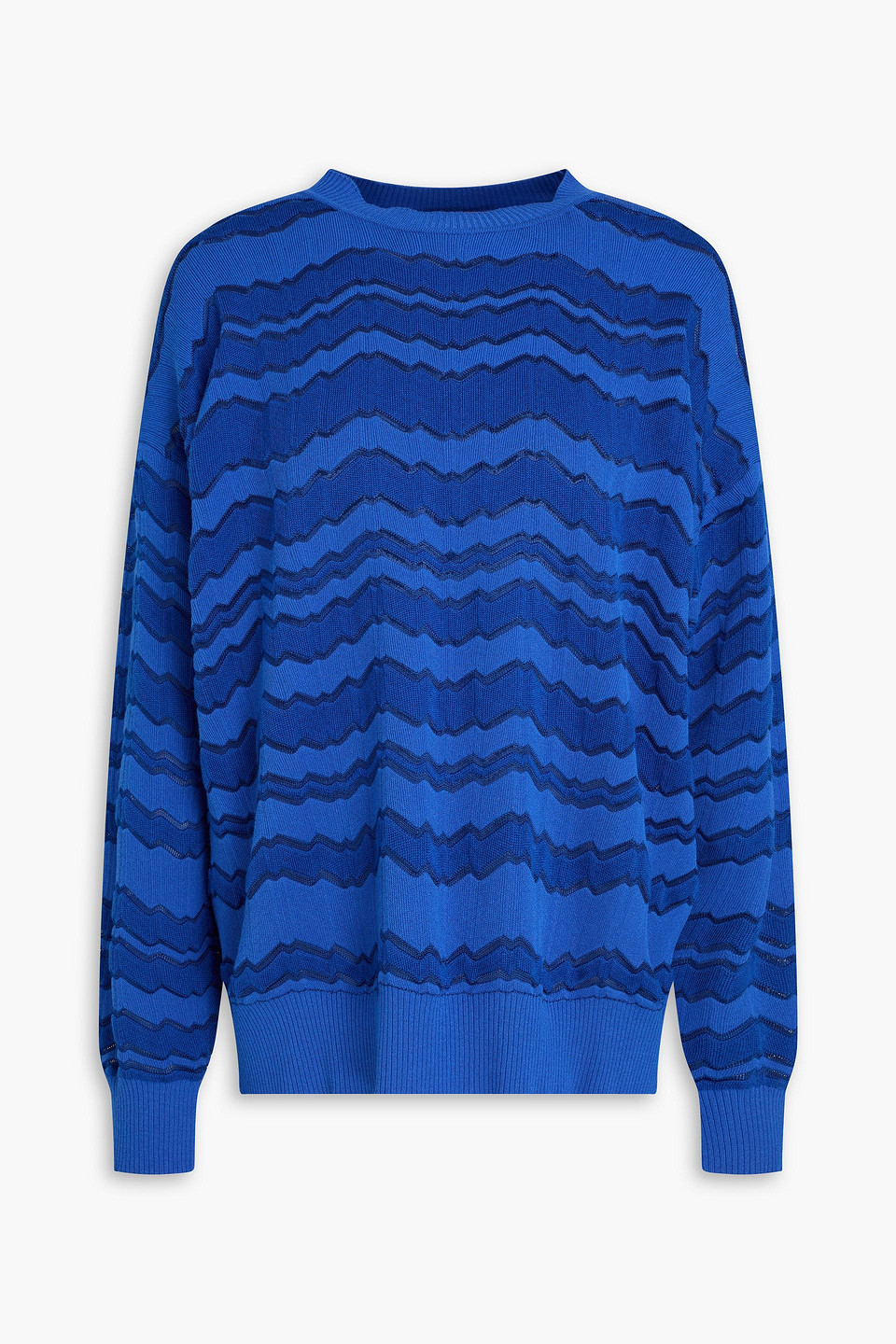 Missoni Crochet-knit Sweater In Black
