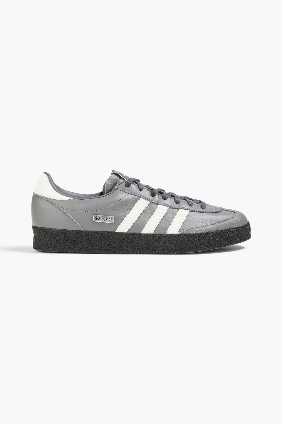 adidas - lothertex leather sneakers - gray - uk 5